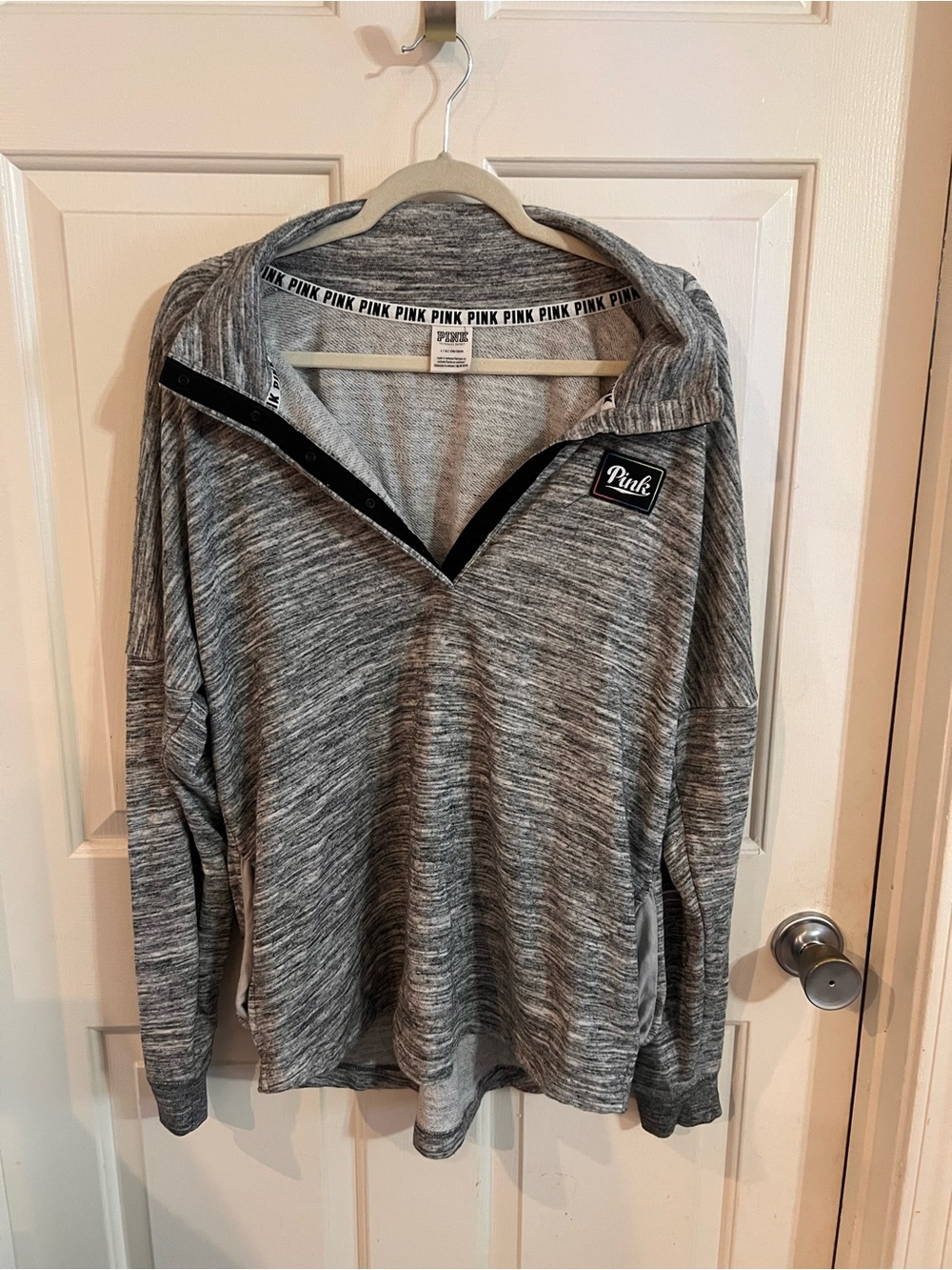 Victoria's Secret PINK Heather Gray Pullover Top